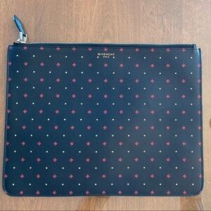 Givenchy Black and Red Clutch